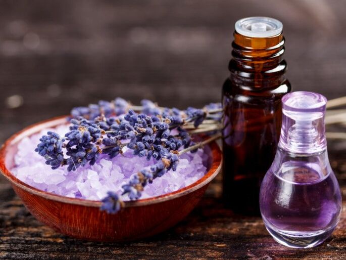 Lavendelolie, die de aanmaak van antioxidanten in het lichaam stimuleert