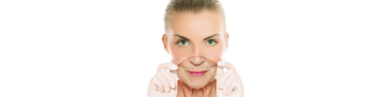 Het proces van verjonging van de huid van gezicht en lichaam